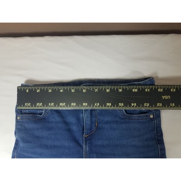 Wonder Nation Girls Jeans size 8 Blue skinny slim medium wash adjustable waist - Picture 5 of 16